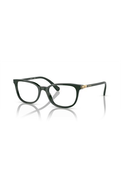 Swarovski Woman Rectangular Eyeglasses- Sk 2003 - Lense Size:50mm - Emerald
