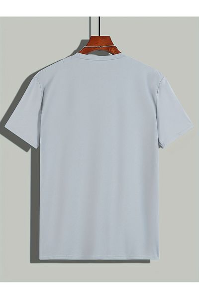Let's Wear Ανδρικό μπλουζάκι με κοντομάνικο λαιμόκοψη με γραφικό στάμπα