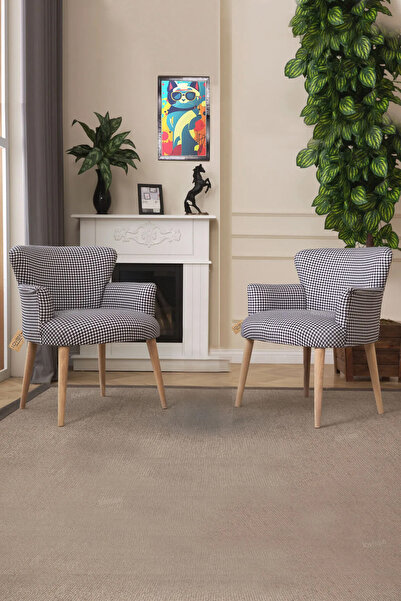 LOVİSSE HOME 2li Berjer Set Tekli Koltuk Balkon, Ofis, Bekleme, Güzellik Merkezi, Çay Seti