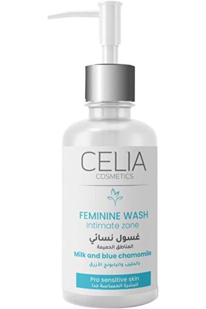 Celia غسول نسائي بالحليب والبابونج الأزرق، 180 مل