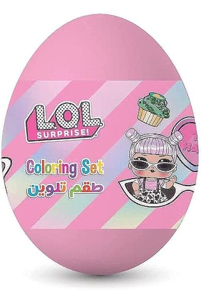 Rainbow Max مجموعة قوالب عجينة طينية غير سامة على شكل بيضة من LOL Dough بثلاثة ألوان | لعبة إبداعية للأطفال