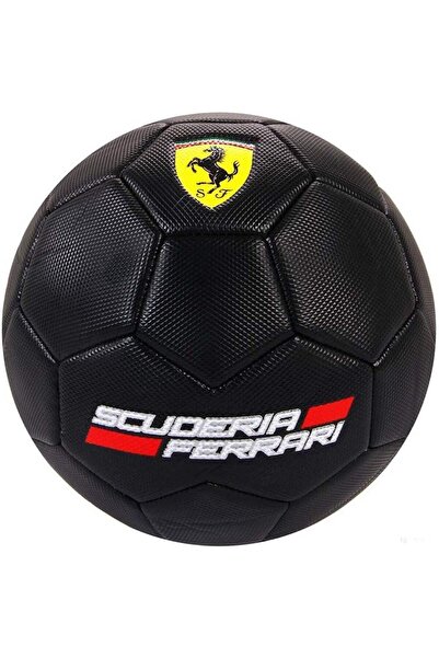 Mesuca كرة قدم فيراري مقاس 5 - تصميم مخيط آليًا، مادة PVC - أسود