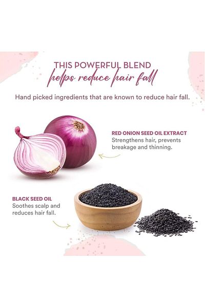 WOW Skin Science Onion Oil Shampoo & Conditioner Kit With Red Onion Seed Oil Extract, Black Seed Oil