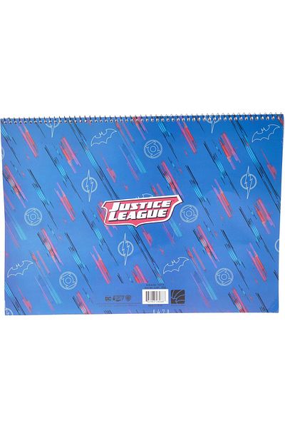 Justice League Justiceleague Justice League 143115 دفتر رسم حلزوني مكون من 15 ورقة، مقاس 350 مم × 252 مم
