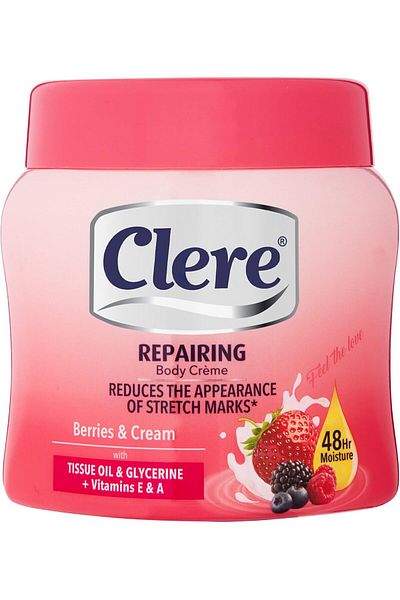 Clere Berries And Cream Moisturizing Body Cream 500 ml