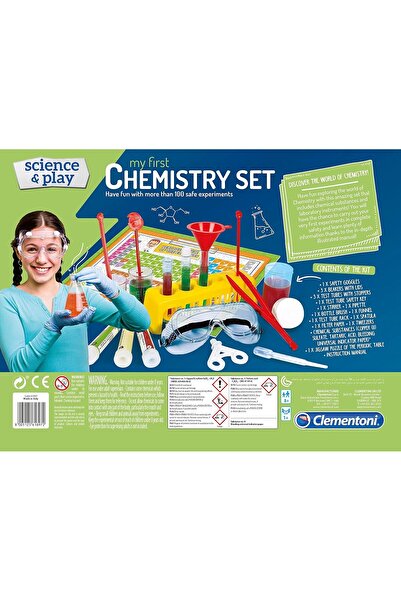 CLEMENTONI لعبة مختبر الكيمياء والعلوم المنزلية التعليمية للأطفال 61897