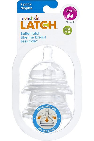 Munchkin Latch Stage 2 Teat (Pack of 2)