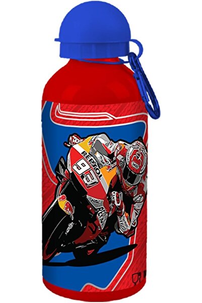 Generic زجاجة مياه ألومنيوم للأطفال من بايك ماستر بخطاف، سعة 600 مل