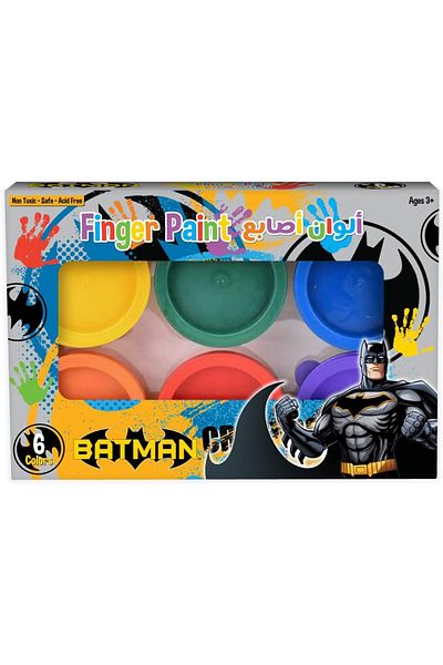Rainbow Max BATMAN 6 COLOR FINGER PAINT