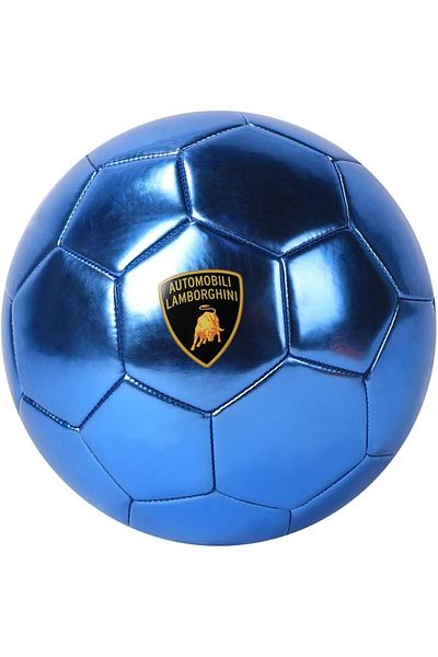 Lamborghini Matellic Soccer Ball Size 5 - Machine-Stitched Construction , PVC Material , Perfect for
