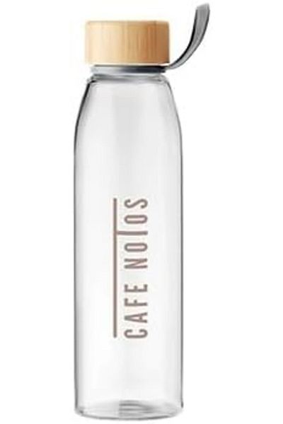 Barcelona FCB Barcelona 60-Tension Bottle with Barcelona Metal Cap, 500 ml Capacity, Transparent