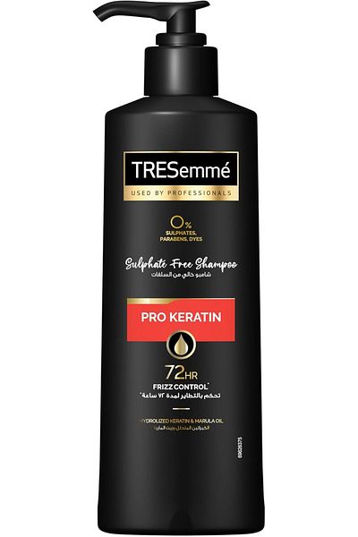 Tresemme TRESemmé Pro Keratin Shampoo, with Hydrolyzed Keratin & Marula Oil for 72hr Frizz Control, Free from