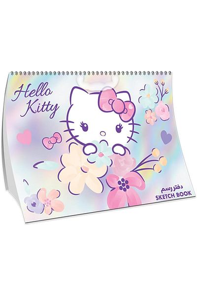 Hello Kitty Hellokitty Hello Kitty 15-Sheets Spiral Sketchbook with Carton Cover, 297 mm x 210 mm Size, Blue
