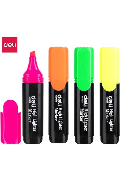 Deli 4PCS Highlighter Set 4 Colors E37232