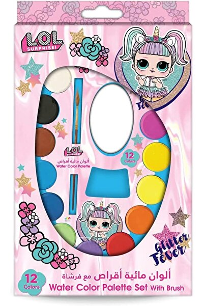 Rainbow Max Lol 12 Colors Watercolor Paint Set For Kids With Brush,Perfect Fo...