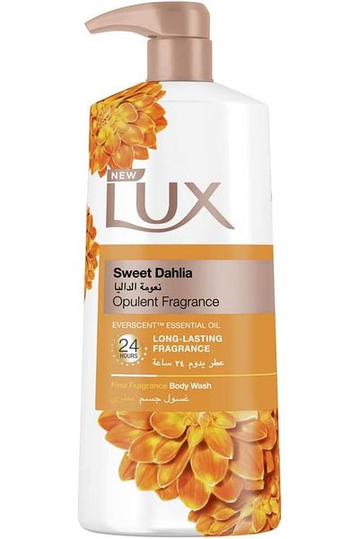 LUX Perfumed Body Wash Sweet Dahlia For 24 Hours Long Lasting Fragrance, 700ml