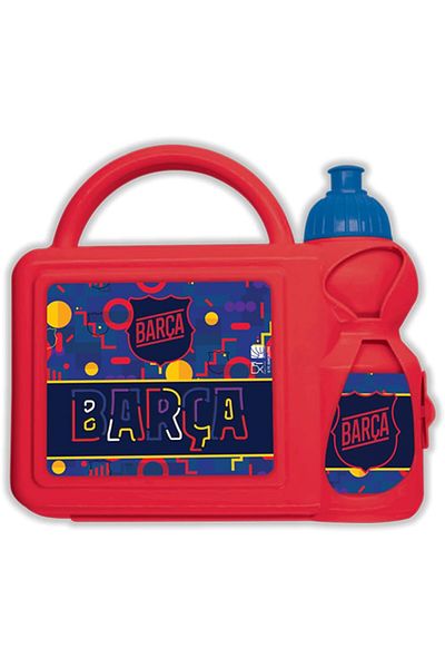 Barcelona FCB Barcelona Kids Plastic Lunch Box and Water Bottle