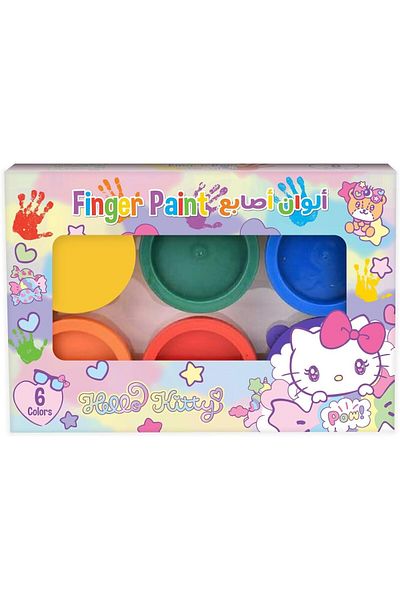 Rainbow Max HELLO KITTY 6 COLOR FINGER PAINT