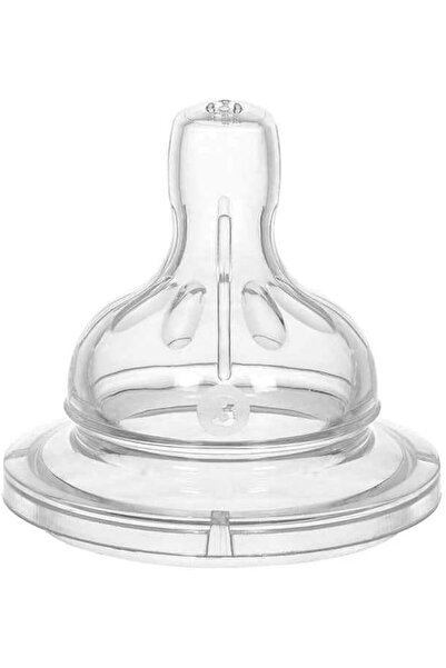 Wee Baby حلمة احتياطية مستديرة واسعة العنق، عبوة من قطعة واحدة