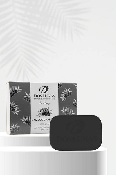 DOS LUNAS Cosmetics Bamboo Charcoal Facial Soap