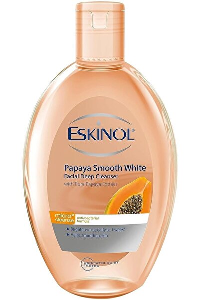 Eskinol منظف الوجه العميق بخلاصة البابايا البيضاء الناعمة، 225 مل