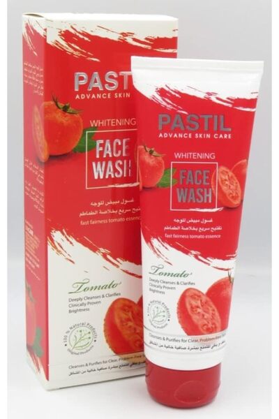 PASTIL غسول تبييض الوجه بالطماطم 120 مل - غسول تبييض الوجه باستيل بخلاصة الطماطم