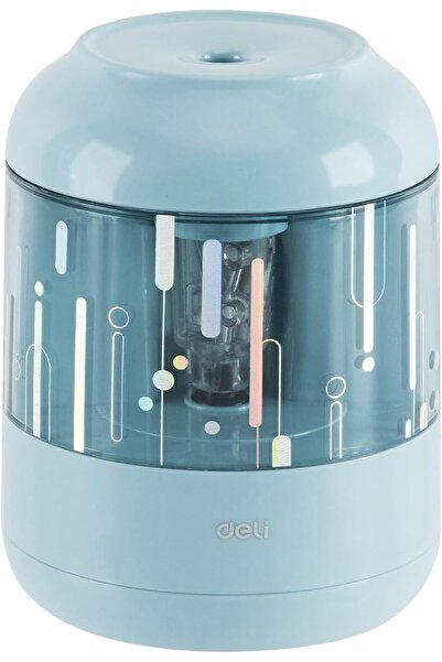 Deli مبراة أقلام كهربائية، زرقاء