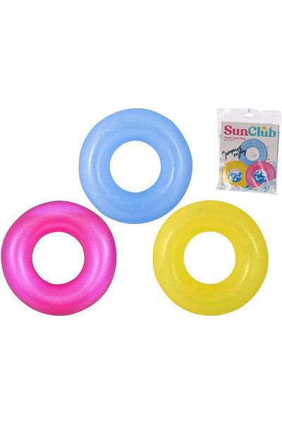 Jilong Inflatable Swimming Ring , Measures 90 CM in Diameter , Assorted Colors
