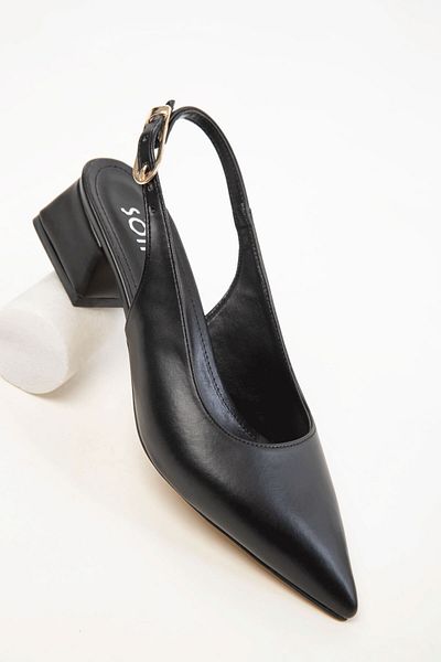 SOHO Black Women's Classic Heeled Shoes 20421