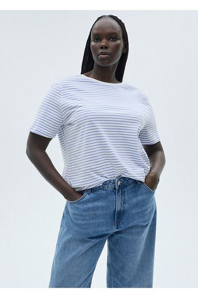MANGO Woman T-Shirt Chalaca