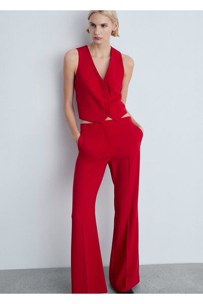 MANGO Woman Iguana trousers