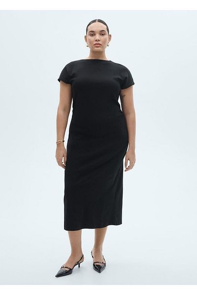 MANGO DRESS CARROT