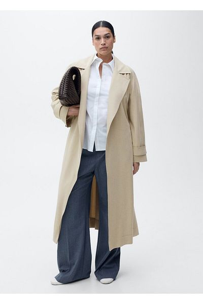 MANGO Woman Trench Coat Taxi