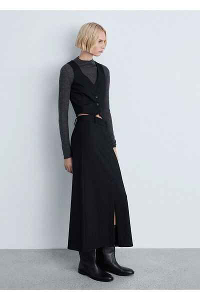 MANGO Woman WAISTCOAT HUNT