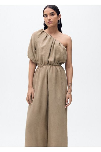 MANGO Woman Playsuit bruma