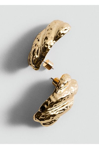 MANGO Woman Earrings blue