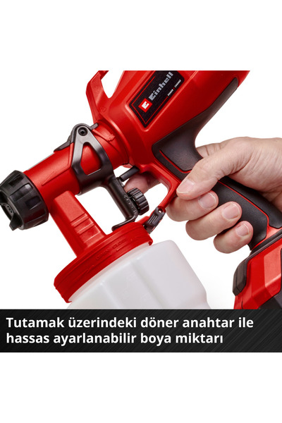 Einhell Tc-sy 18/60 Li - Solo, Akülü Sprey Boya Sistemi - 4260025 (AKÜ VE ŞARJ CİHAZI HARİÇTİR)