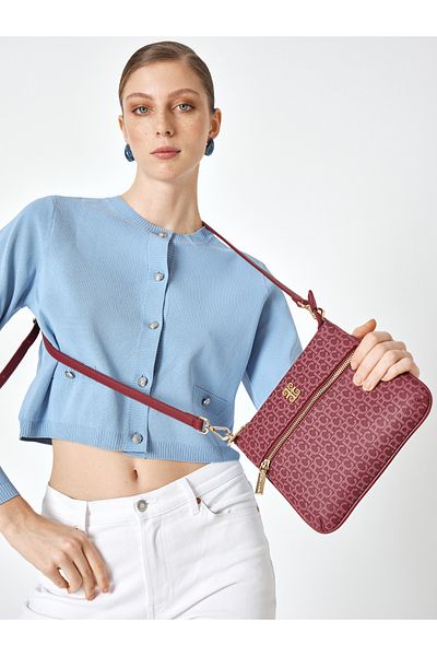 Pierre Cardin Geantă de umăr încrucișată pentru femei Cherry 05PO25Y2009