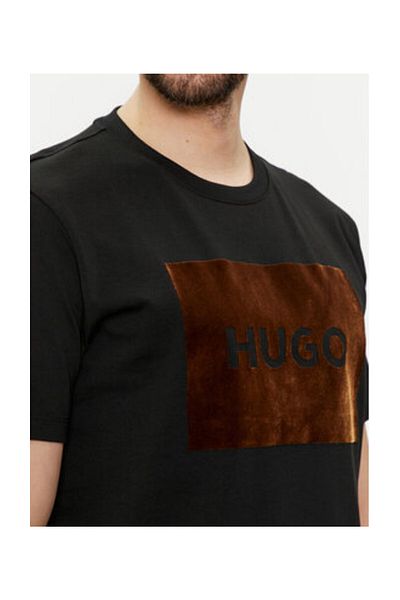 HUGO Tricou Colorat, Portocaliu Adulti