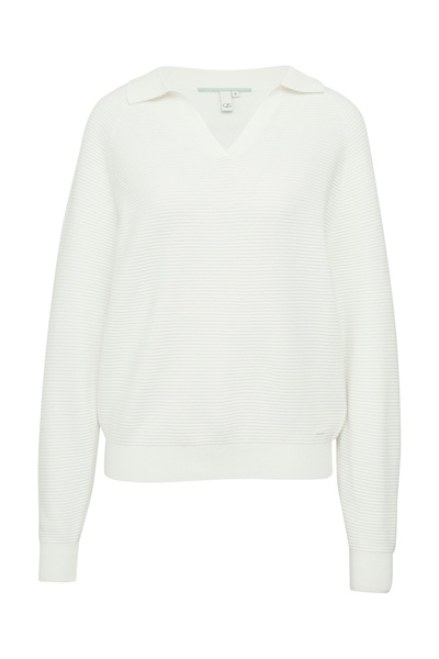 QS by s.Oliver Ενισχυμένο pullover με κολάρο πόλο