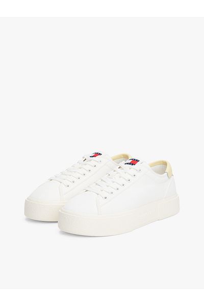 Tommy Hilfiger Adidași TJW FLATFORM CANVAS