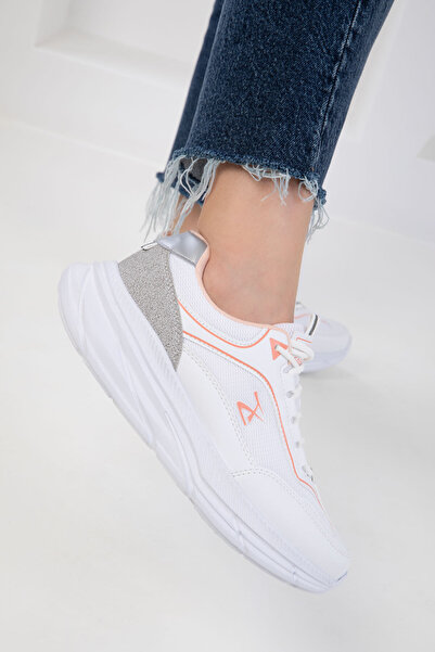 SOHO Weiß-Pulver Damen Sneaker 20414