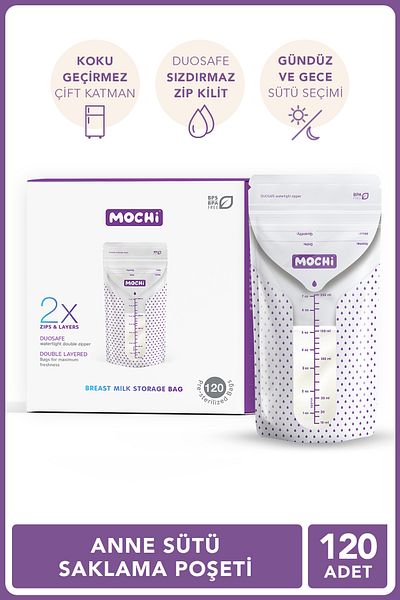Mochi Breast Milk Bag 200 ml 120 Pieces