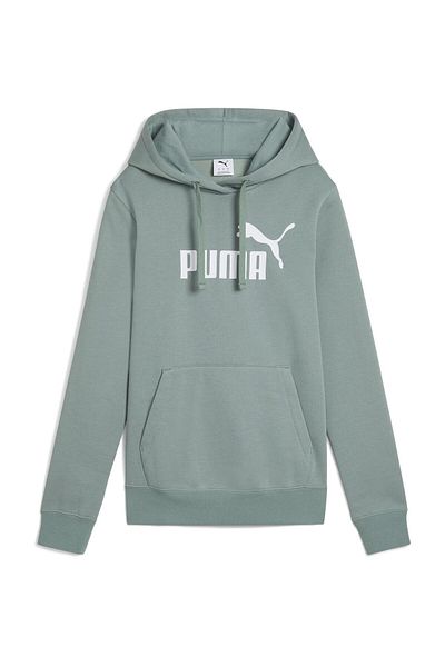 Puma Normál szabású kapucnis pulóver - N/A, embléma nyomtatás, kenguru zseb, hosszú ujjú