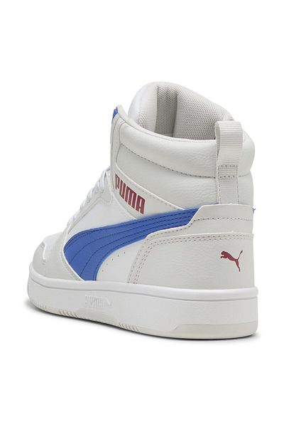 Puma 393831 Bílé střední boty pro Unisex