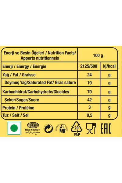 Elvan Maxim Crown Cocoa Biscuit 10 Gr. 24 Pieces (1 Pack)
