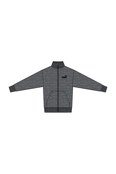 Puma Track-Jacken, Regular, Langarm, Stand-up-Ärmel, Regular, Plain, Kangaroo Pocket, Full Zip