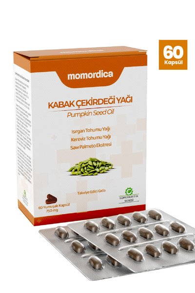 MOMORDİCA Kabak Çekirdeği Yağı Yumuşak Kapsül
