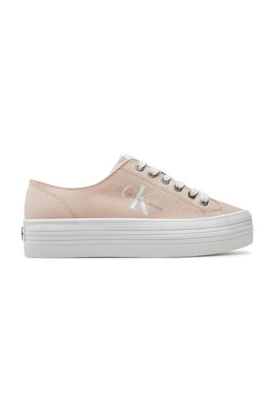 Calvin Klein Tenis pentru femei/fete Whisper Pink/Bright White