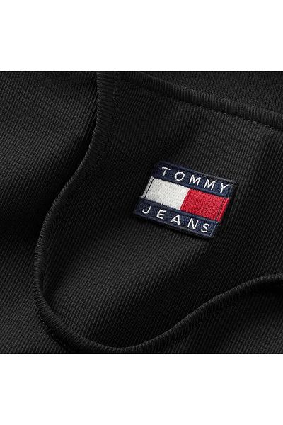Tommy Jeans Női karcsú logikával TÖMÖR SZÍNŰ Hímzett LOGO Crown Top Modell